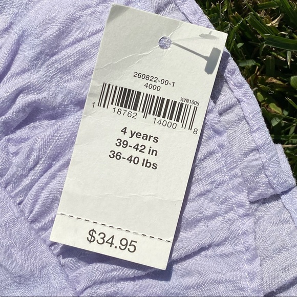 Lavender ruffle dress, NWT - Picture 3 of 4